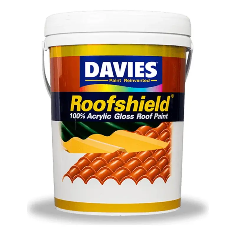 Davies Roofshield Acrylic Gloss Roof Paint Terra Cotta 4L