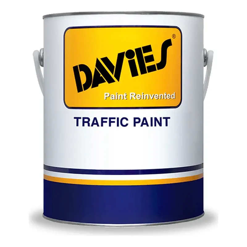 Davies Chlorinated Rubber Road Marking Paint Yellow 4L