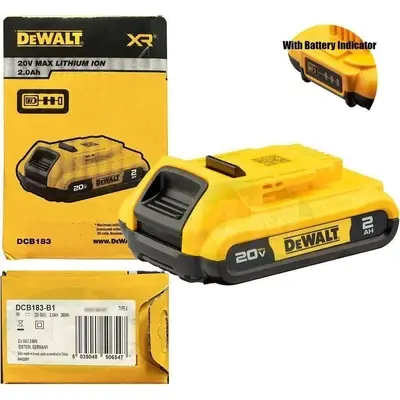 Dewalt DCB183 18V-20V Max Lithium Ion Battery (2.0Ah)