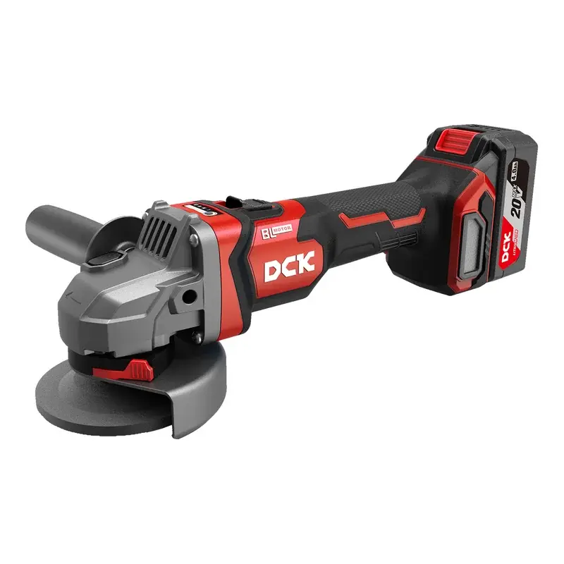 DCK Cordless Brushless Angle Grinder 20V Max 1000W Kit (2x 4.0Ah)