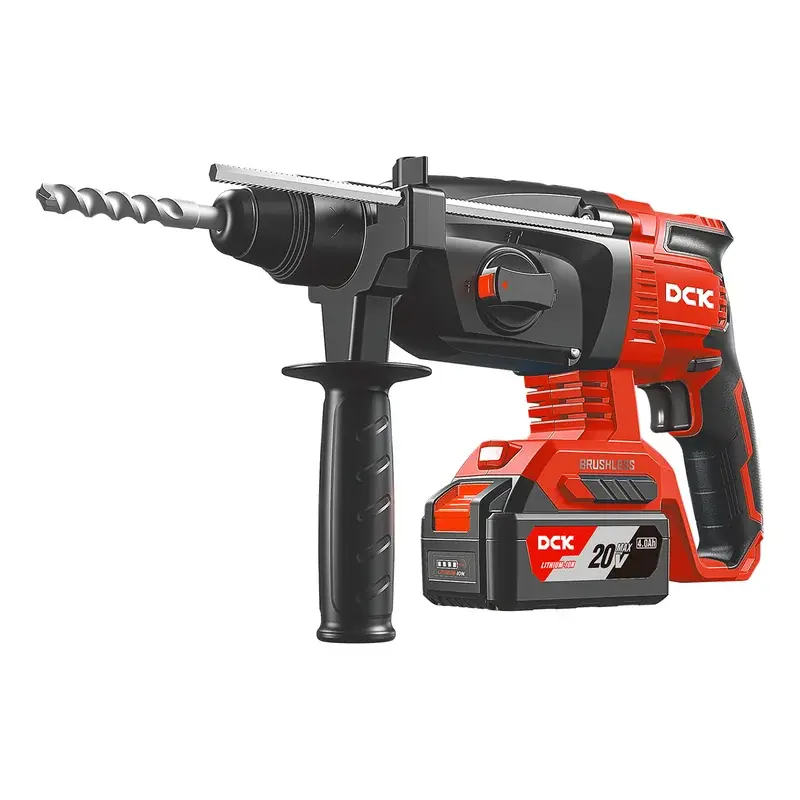 DCK Cordless Brushless Rotary Hammer 20V Max 500W Kit (2x 4.0Ah)