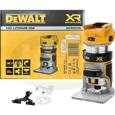 Dewalt DCW600N 18V (20V) Cordless Brushless Palm Router / Trimmer 1/4" (Bare)