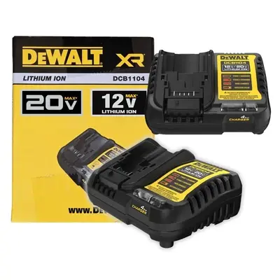 Dewalt DCB1104 12V/20V Multi Voltage Li-Ion Battery Charger