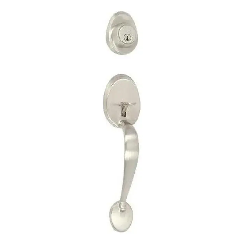 Dormakaba DH3 Mayfair Entrance Handleset Single Cylinder Satin Nickel US15