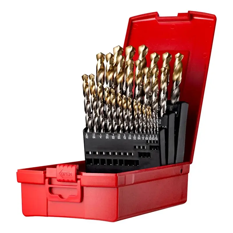 Dormer A095 Drill Bit Set for Stainless Steel 1/16"-1/2"