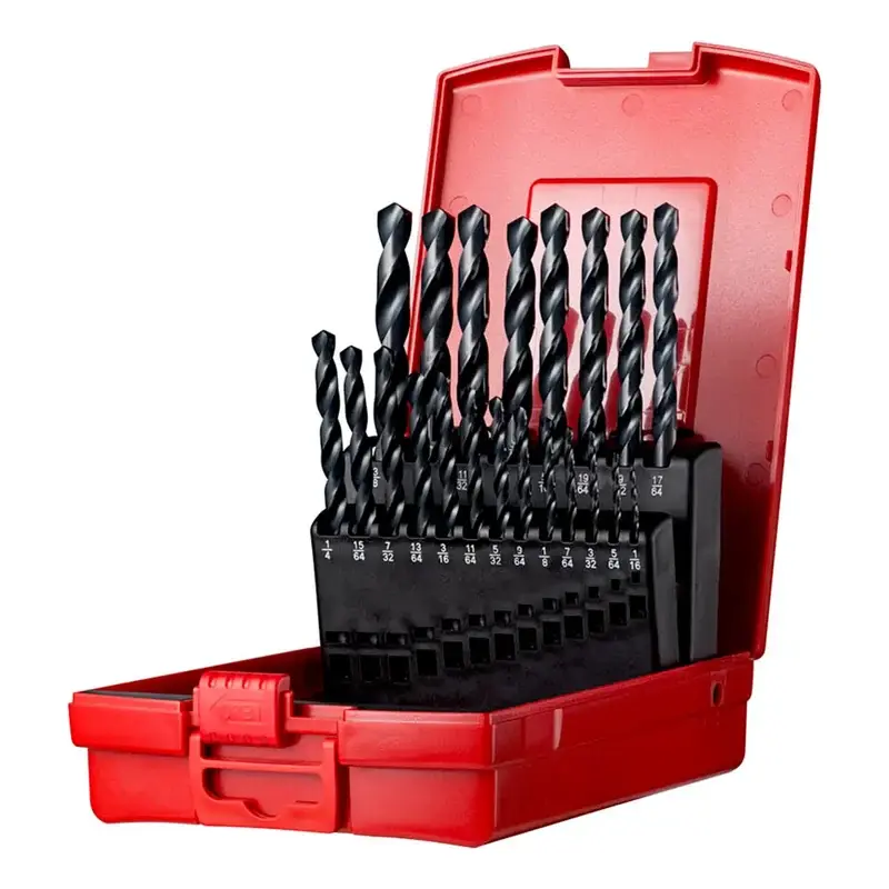 Dormer A190 Drill Bit Set 25 Pcs 1-13mm Steel Case