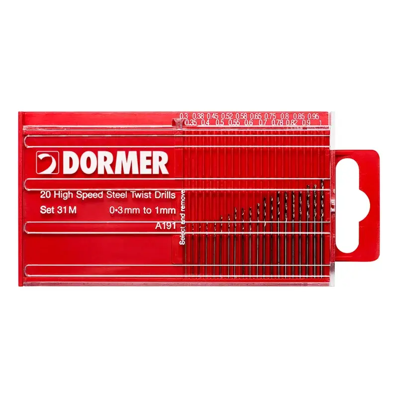 Dormer Drill Bit Set 1/16" to 1/4" 13pcs/set