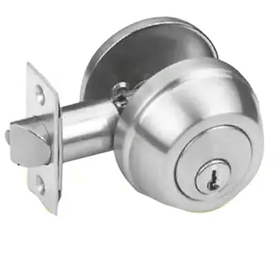 Powerhouse Classic Deadbolt Double Antique Brass Finish