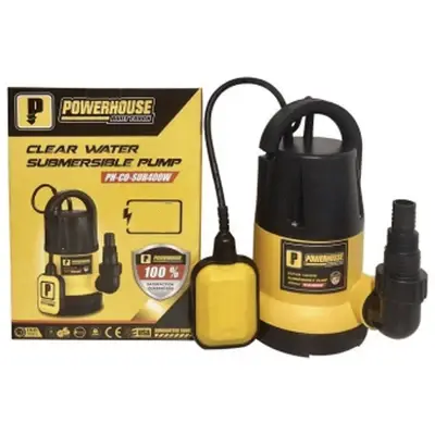 Powerhouse Clear Water Submersible Pump 750W (Copper Wire)