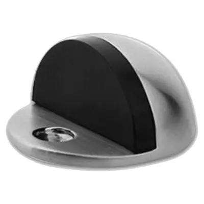 Powerhouse Half Moon Dome Door Stopper Stainless