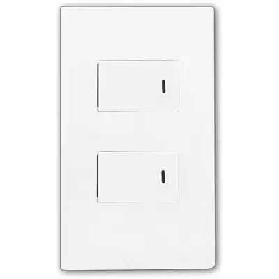 Powerhouse 1 Gang Plate w/ Door Bell / Push Button 250V/10A
