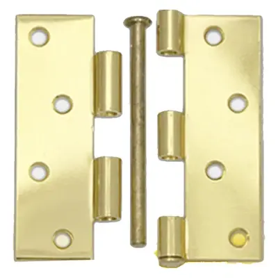 Powerhouse Loose Pin Hinges Brass Blister Pack 3" x 3"