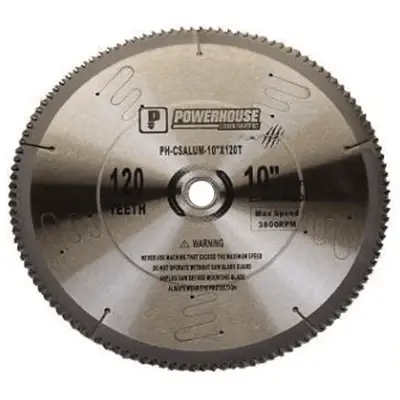 Powerhouse Carbide Tip for Aluminum 10" x 80T