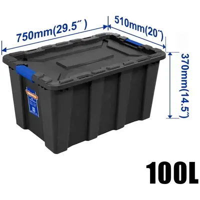 Wadfow Plastic Storage Container 100L
