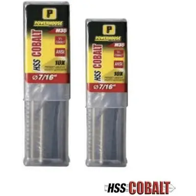 Powerhouse ANSI M35 Cobalt Jobber Drill Bit (Tube Pack) 5/32"