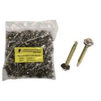 Powerhouse Tek Screw for Wood 5.2 mm x 2 1/2"