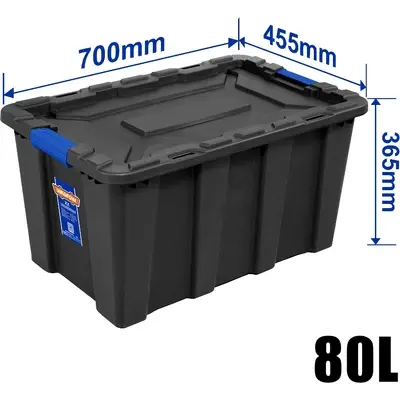 Wadfow Plastic Storage Container 80L