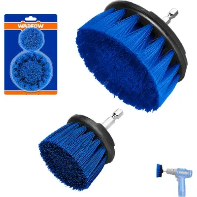Wadfow WND2401 Medium Bristle Brush Set 2Pcs