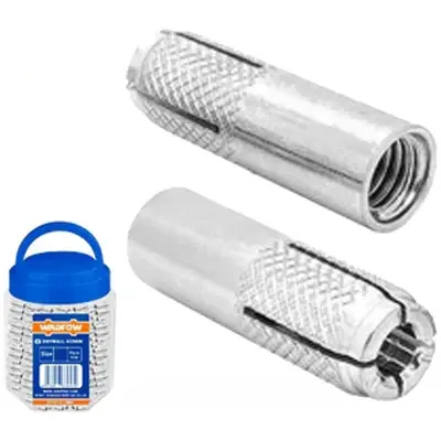 Wadfow Drop-in Anchor (Tox) 3/8" X 1-3/4"