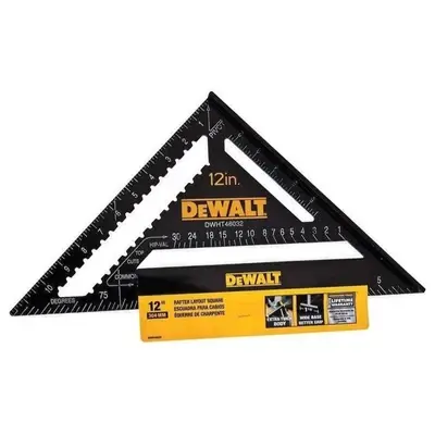 Dewalt DWHT46032‐0 Angle Square Measure 12"