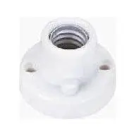 Omni Candelabra Socket E12 White 3A 250V (Blister Pack)