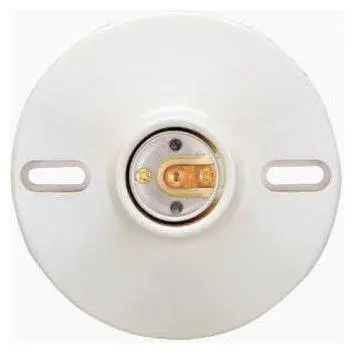 Omni Ceiling Receptacle E27 4-1/4" White