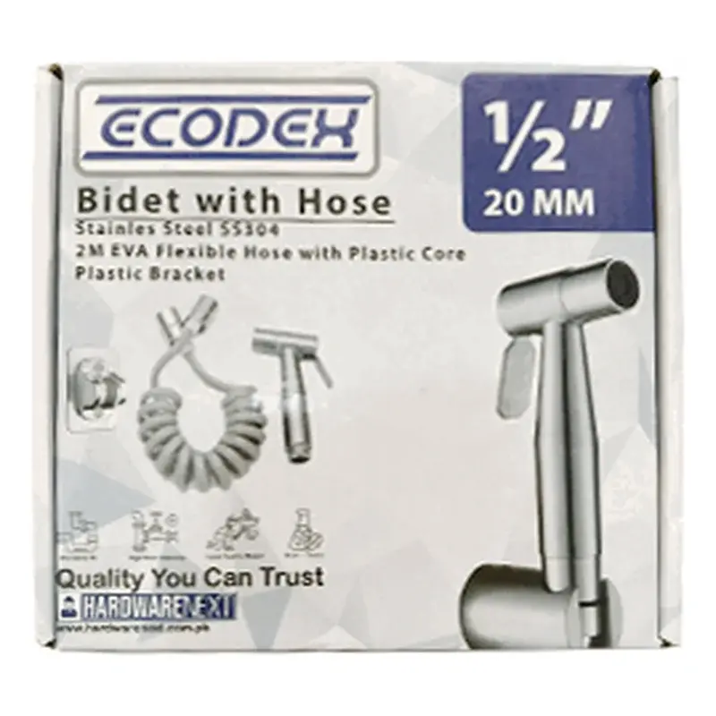 ECODEX SS 304 Toilet Bidet Set 2m