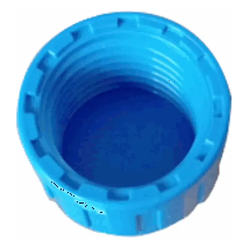 ECODEX Blue PVC PN10 Threaded Cap 1/2" (20mm)