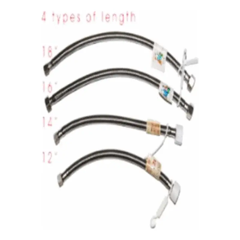 ECODEX Stainless Flex Supply Hose Water Closet 7/8" x 3/8" x 14"