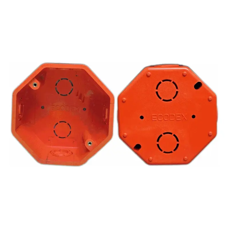 ECODEX ABS PVC Junction Box with Screw 4" x 4"