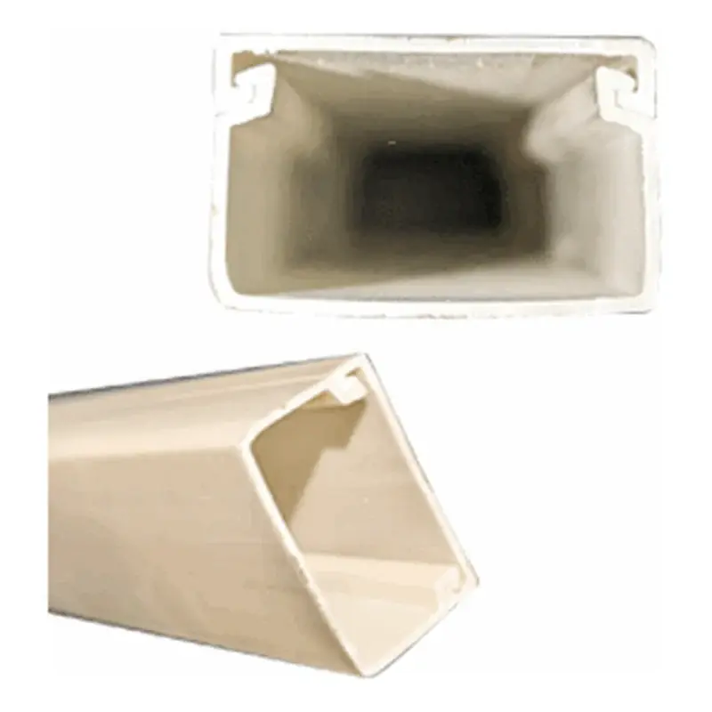 ECODEX Premium White PVC Molding New Design 3/4" (20 x 10)