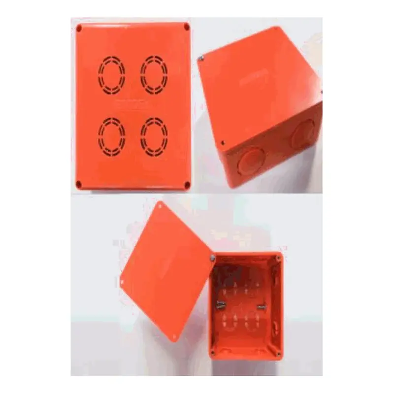 ECODEX ABS Square Box with Cover 4 11/16" x 4 11/16"