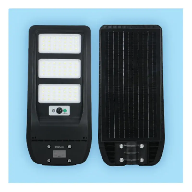 Ecolum Integrated Solar Streetlight with Microwave Sensor Series 52 1350lm 15W Panel Warm White