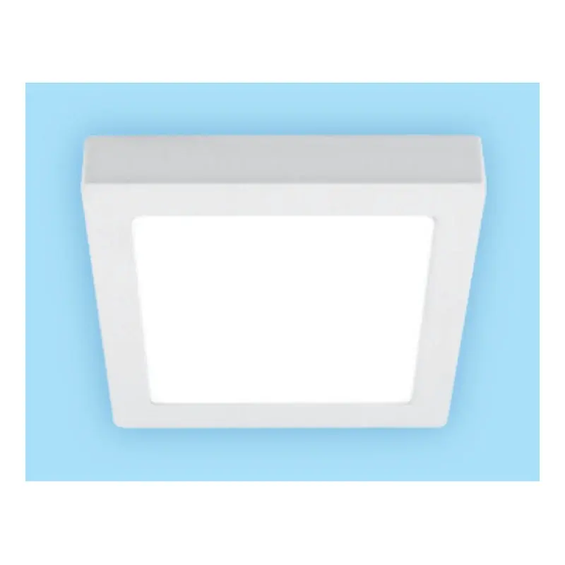 Ecolum LED Surface Slim Downlight Square Aluminum 12W Warm White