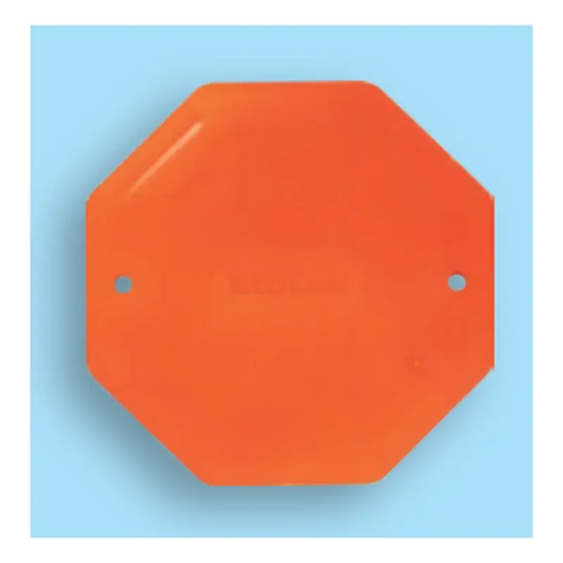Ecolum PVC Junction Box Cover with Screw Orange