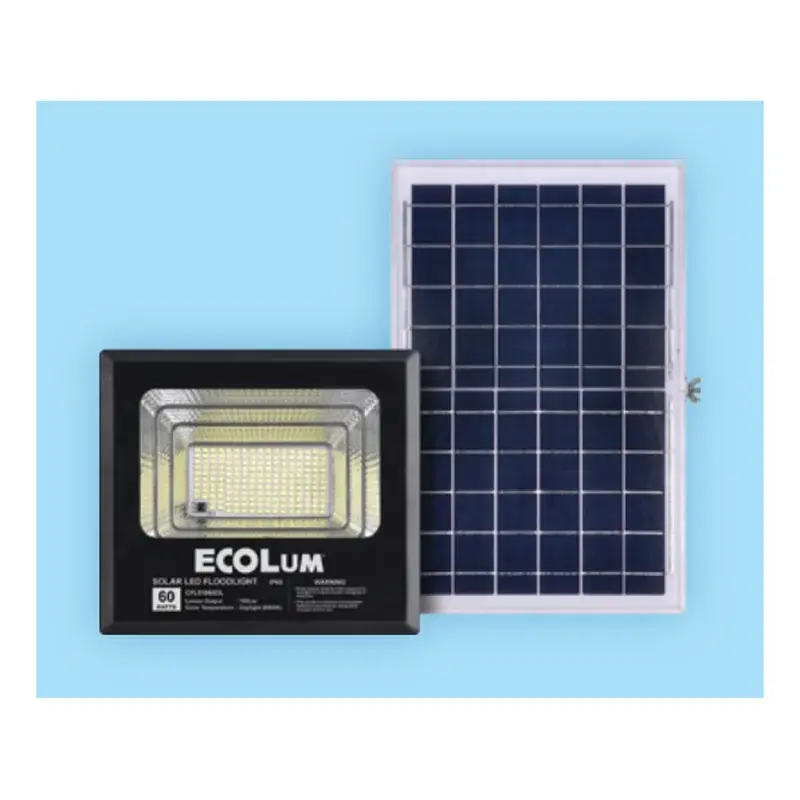 Ecolum Solar LED Floodlight Series 51 Polycrystalline 250lm 4.5W Panel 4.5Ah Daylight