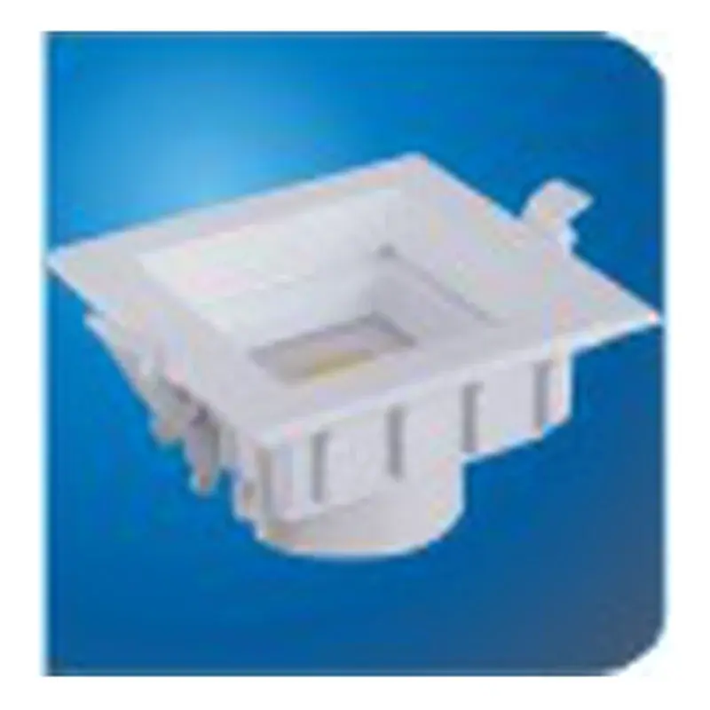 Eurolux Argos Square LED COB Downlight with Glass 8W 4" Warmwhite