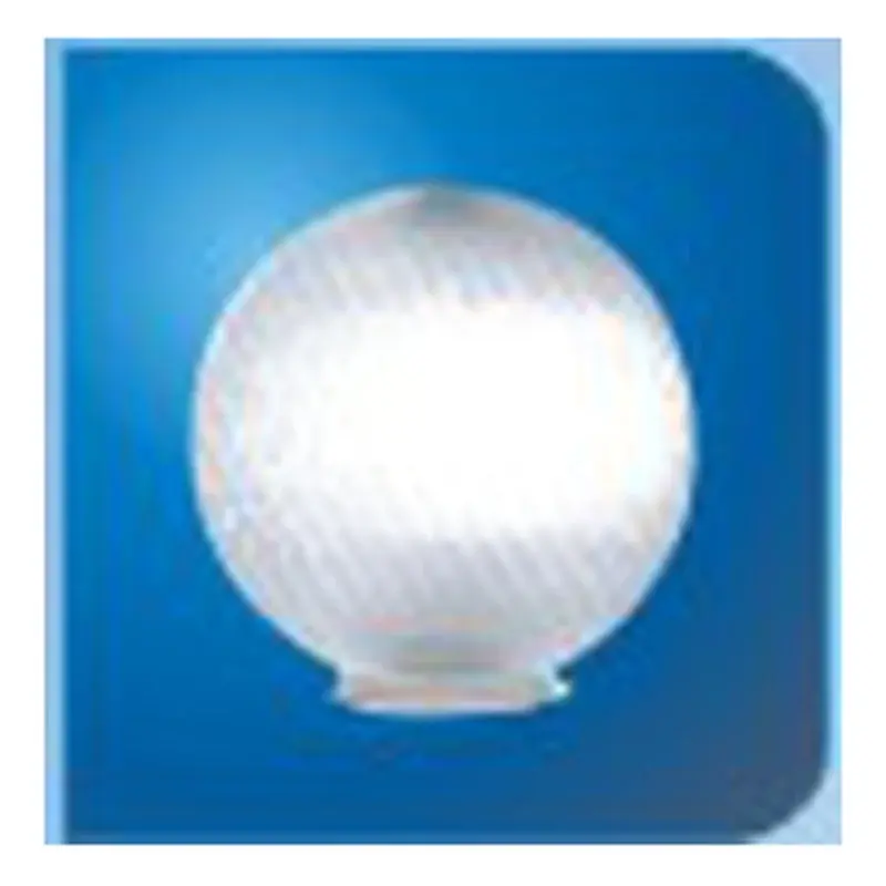 Eurolux Clear Prismatic Globe with Screw Neck 8" 200mm