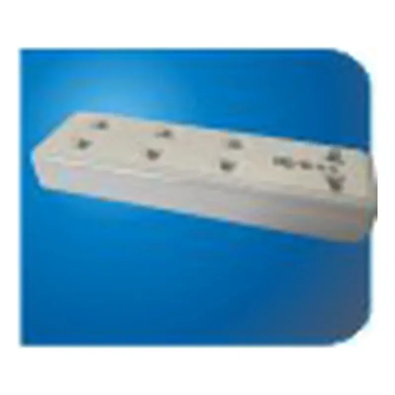 Eurolux 4 Gang Surface Mount Outlet 10A