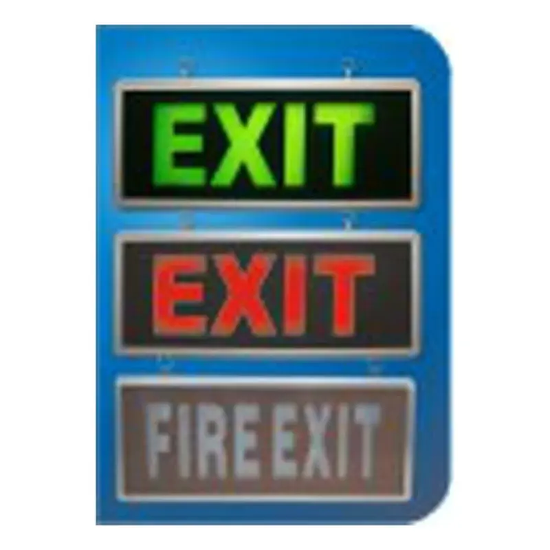 Eurolux Jules LED Emergency Exit Light 3W Green