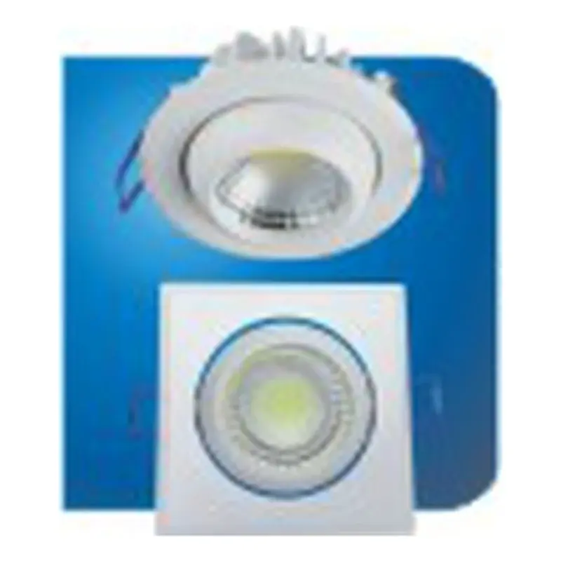 Eurolux Margot Round & Square Eyeball LED COB Directional Downlight 5W 3" Warmwhite