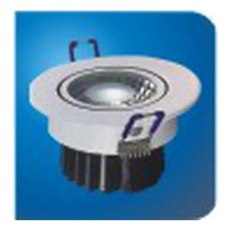 Eurolux Olive Round LED COB Directional Downlight with Glass 8W 4" Warmwhite