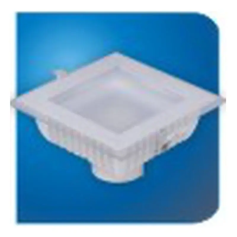 Eurolux Signum Square LED COB Downlight with Mid Frosted Glass 10W 6.5" Warmwhite