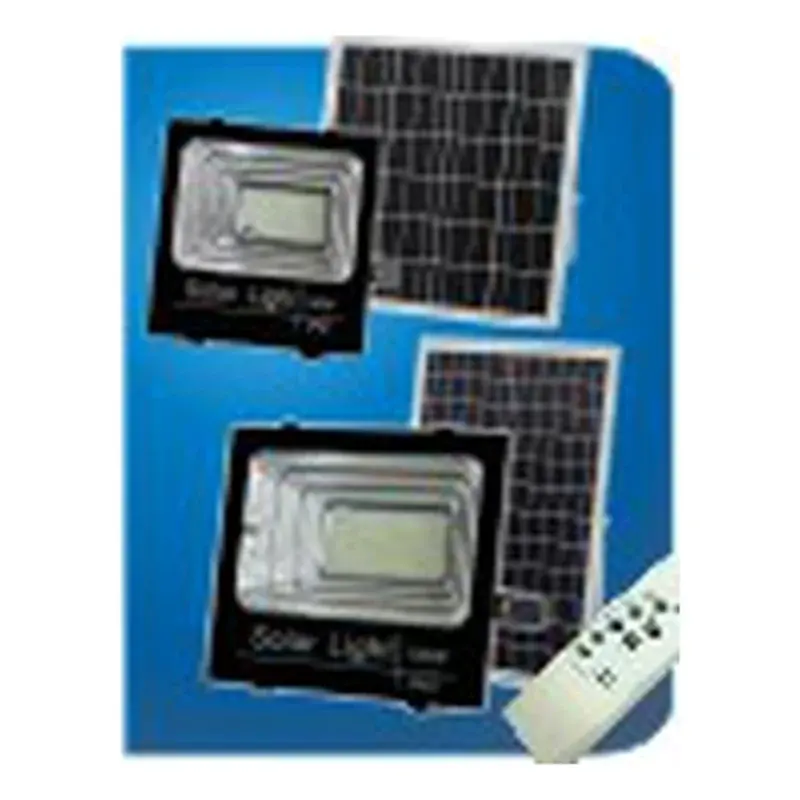 Eurolux Solar LED Floodlight and Panel with Remote 100W