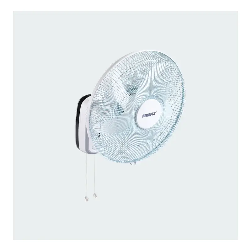 Firefly 14" Rechargeable Wall Fan with LED Night Light AC/DC