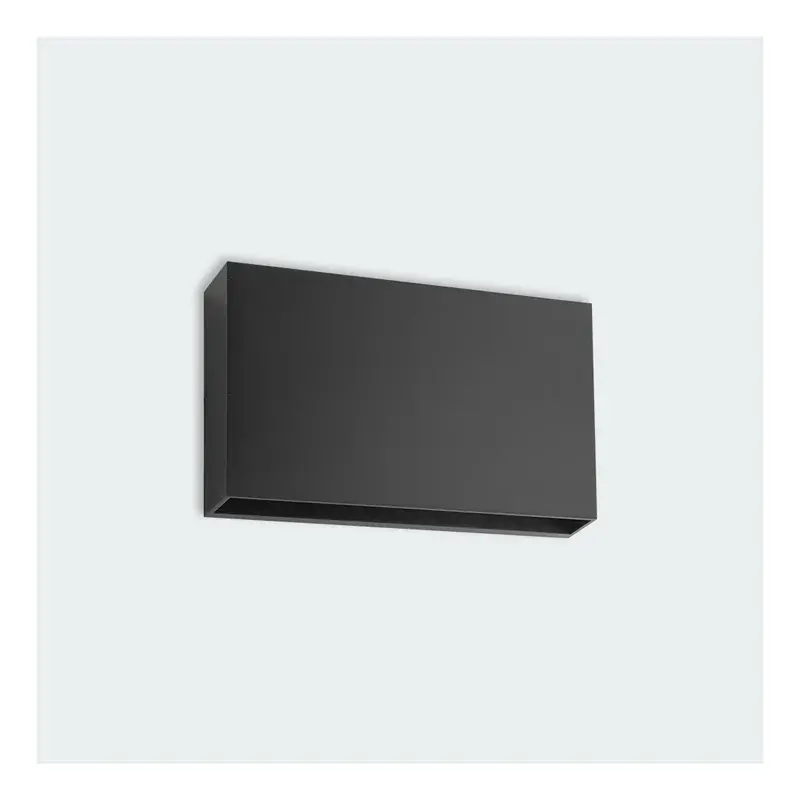 Firefly Basic Callisto Rectangle LED Wall Lamp 6W Warm White Dark Gray