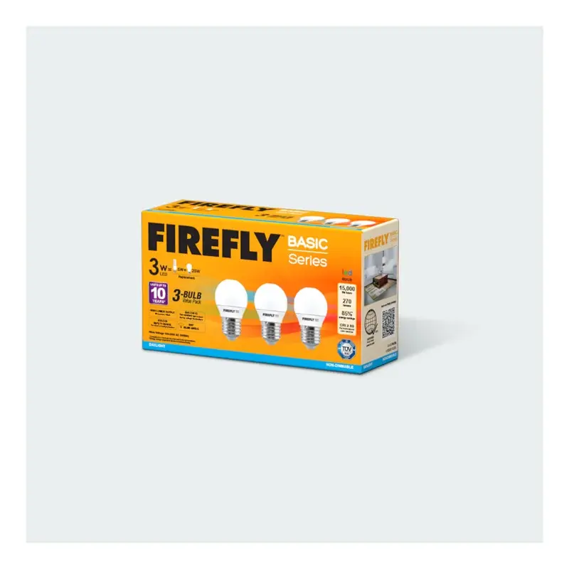 Firefly Basic LED A-Bulb 6-Bulb Value Pack 11W Daylight E27
