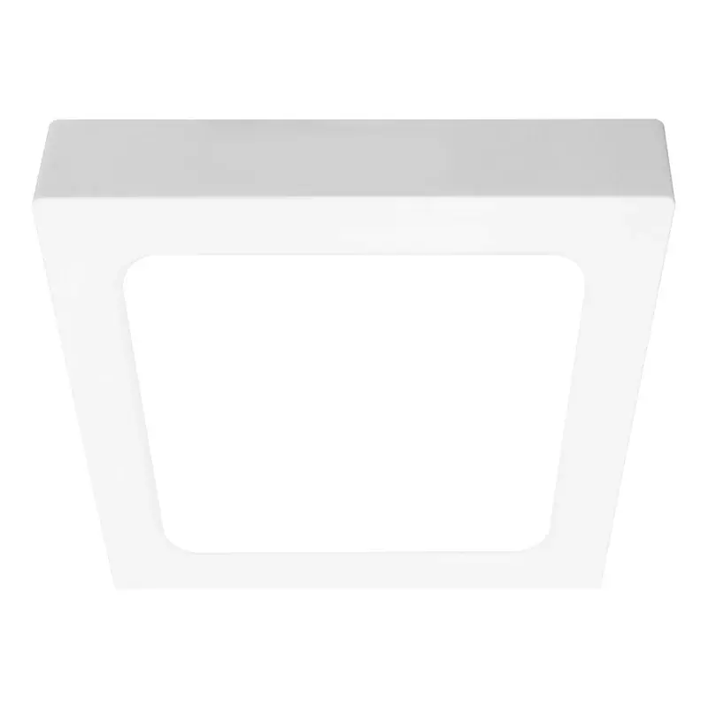 Firefly Basic Slim Surface Square LED Downlight DOB 12W Warm White