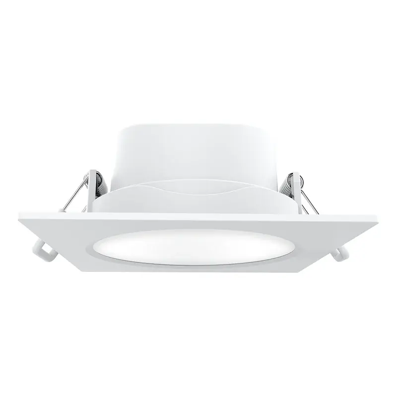 Firefly Basic Tiltable Square LED Downlight Spot 38° 8W Warm White 90x90mm Cut-out