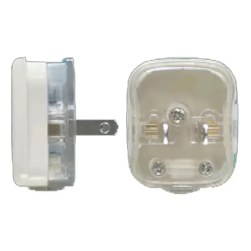 Firefly Deluxe Plug with Transparent Button 10A 250V White